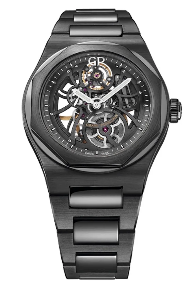 Girard Perregaux Laureato Skeleton Black Ceramic